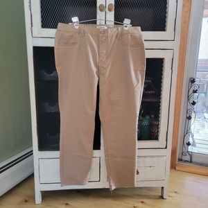 D. Jeans tan pants